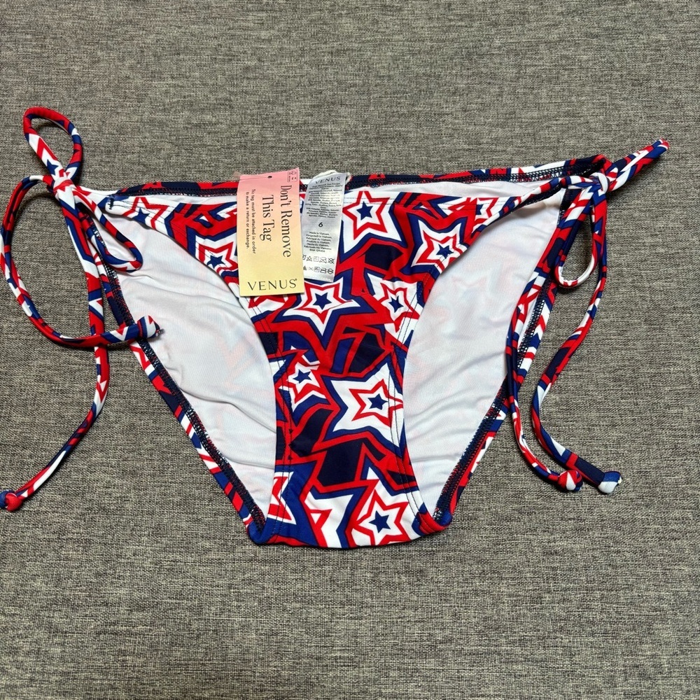 Venus Miami Tie Side Moderate Bottom, Size 6 - Picture 2 of 8